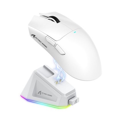 ATTACK SHARK X11 Gaming Maus mit magnetischer Ladestation, PixArt PAW3311 Gaming