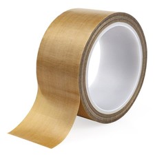 Teflon Glass Cloth Tape, 2-inch x 33 Feet x 0.18mm High Temperature PTFE Co...