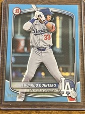 2025 Bowman Draft Eduardo Quintero #BD-111 Sky Blue Border /499