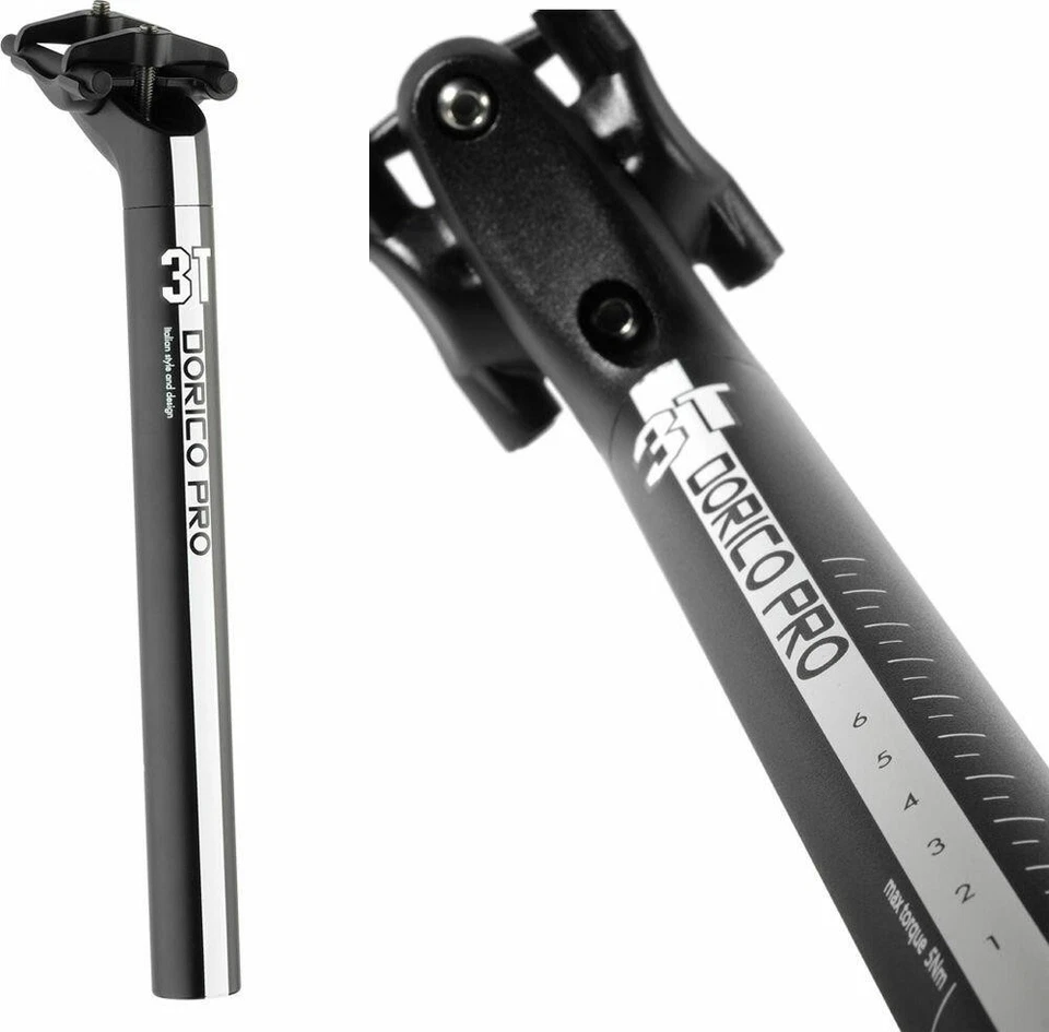 Tige De Selle 3T Dorico Pro 31,6 X 280Mm Alliage NOIR Route Course VTT Cross - Photo 1/1