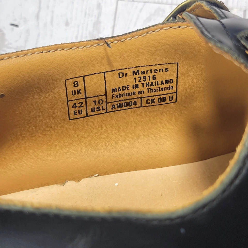 Doc Marten Black Mary Jane 8065 Vintage, 1990s,  Size US 10  See Description  - Image 2 of 4