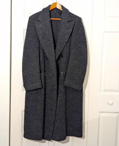 Stunning Milcraft Clothes Double-Breasted Wool Overcoat - product listing photo