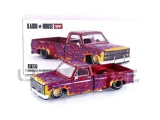 MINI GT 1/64 - CHEVROLET SILVERADO DUALLY ON FIRE V1 - 1980 KHMG127