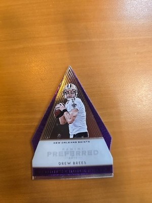 2016 Panini Preferred Drew Brees No Auto Err Card