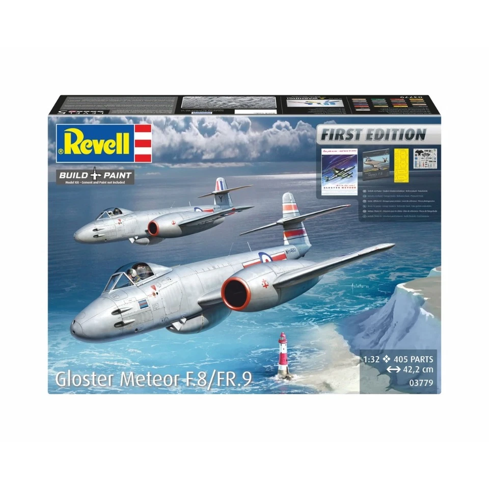 Revell 03779 Gloster Meteor F.8/FR.9 - First Edition 1:32 Model Kit - Image 2 of 4