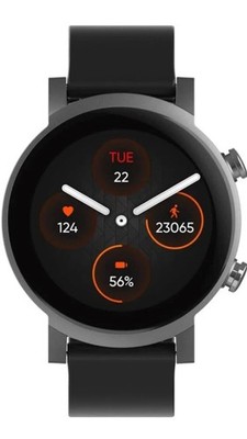 Mobvoi TicWatch E3 Smartwatch Wear OS Google Fitness GPS Heart Rate Black NEW