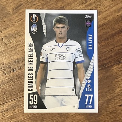 Match Attax Extra 2023/24 Charles De Ketelaere Auswärtstrikot (Beschreibung lesen)