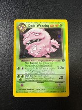 Pokemon WOTC 1999 Team Rocket Dark Weezing Rare HOLO Vintage Pokemon Karte