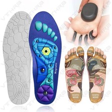 Akusoli Magnetic Acupressure shoe insoles, High Arch Support