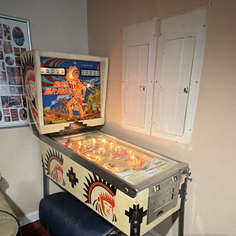 D. Gottlieb & Co. Big Brave Pinball Machine