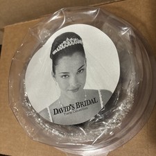 David  s Bridal Rhinestone And Pearl Tiara Used Once With Tags And Packaging