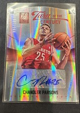 2012-13 Elite - Turn of the Century Die-Cut Autographs Chandler Parsons #84/199