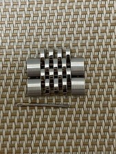 GUCCI Genuine 2 Link G-Timeless Men's Watch Band Bracelet Parts 18mm Unused 7