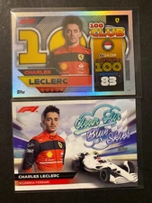 Charles Leclerc - 2022 Topps Turbo Attax F1 100 Club + Clean Air Lot Racing Card