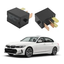  2 PCS Car AC & Starter Relay, 4 Pin Multiple Use Relay Plug, Compatible with 