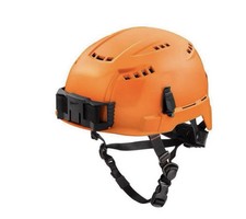 Milwaukee 48-73-1312 Orange Vented Safety Helmet with BOLT