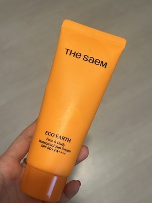 THE SAEM Eco Earth Face & Body Waterproof Sun Cream SPF50+ PA++++ 100g / KBeauty