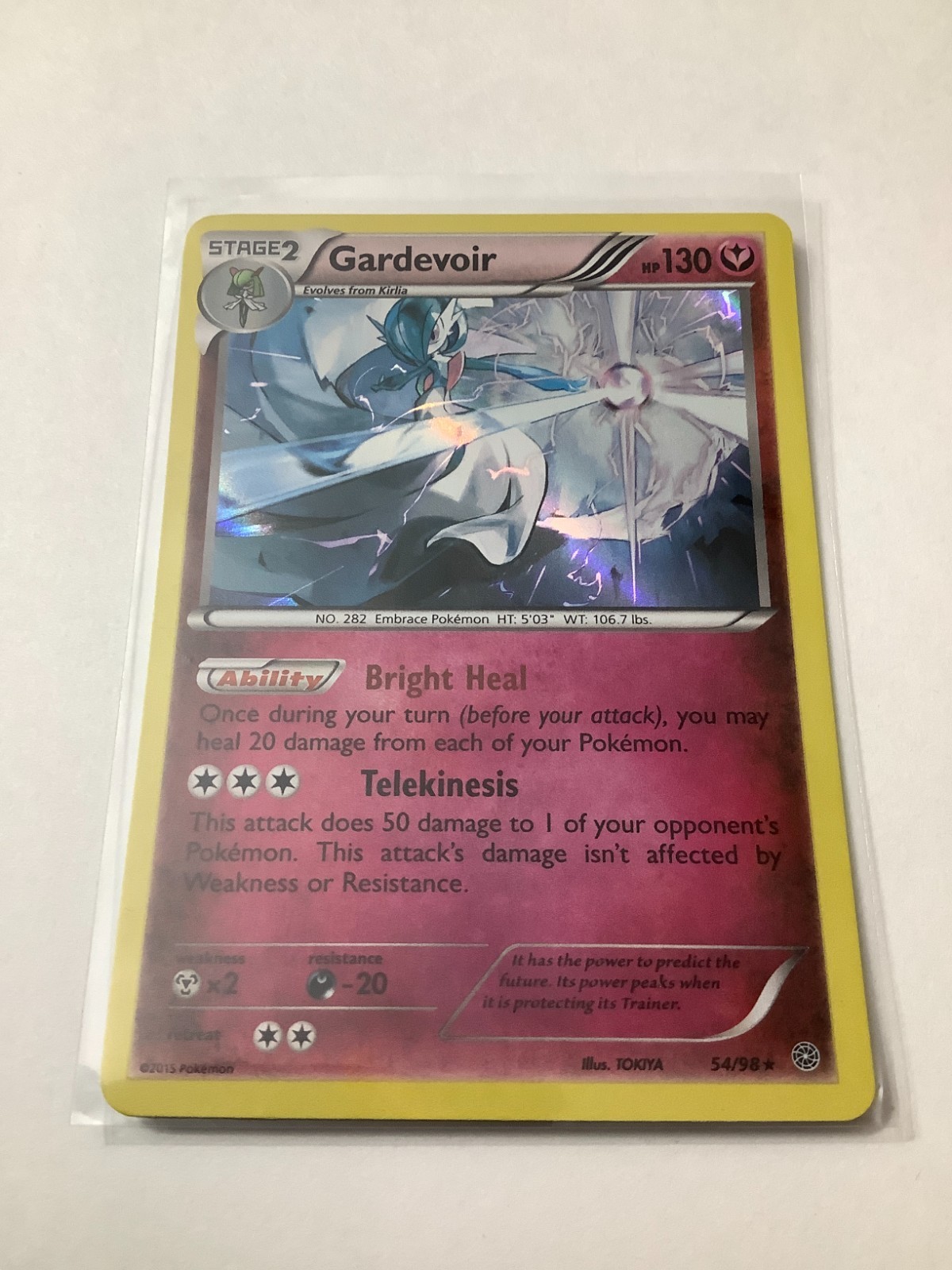 2015 Pokémon XY Ancient Origins 54/98 Gardevoir Holofoil M/NM