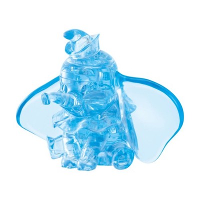 New - BePuzzled 3D Crystal Puzzle - Disney Dumbo (Blue): 40 Pcs - Ages 12+