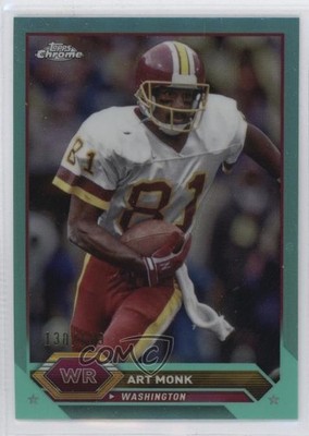 2023 Topps Composite Topps Chrome Aqua Refractor 130/199 Art Monk #5 HOF ww1