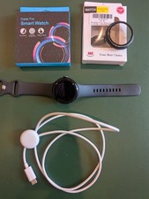 Google Pixel Watch 2 41mm Matte Black Wifi LTE Unlocked , GPS, Fitbit  4 cases