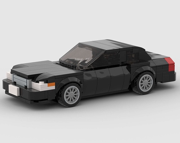 Custom MOC Lego Ford Crown Victoria / Grand Marquis 282 Piece Building Brick Car