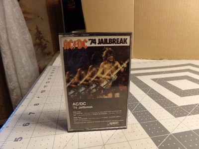 AC/DC  74 JAILBREAK ALBERT RECORDINGS USA RELEASE CASSETTE Tested.