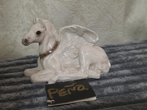 2000 Windstone Edition Pena Pegasus Colt Flying Horse Figurine Original Tag
