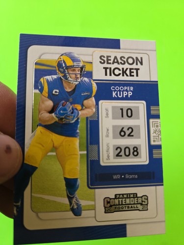 Cooper Kupp 2021 Panini Contenders Football Los Angeles Rams #55 Card