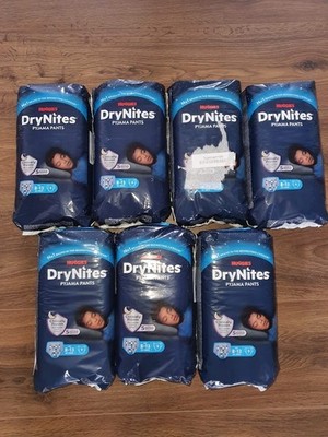 7x Huggies Dry Nites JUNGE Pyjama Pants Gr. 8-13 Jahre = 63 Pants NEU!