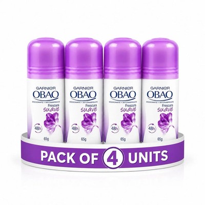 Obao Roll on Deodorant for Women - 2.29oz    4 Pack