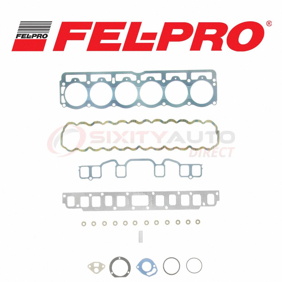 Fel-Pro Cylinder Head Gasket Set for 1987-1990 Jeep Wrangler 4.2L L6 - dm