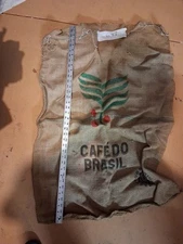 Cafe Do Brazil Brasil Coffee Sack Bag Wall Hanging Crafts Free Shipping