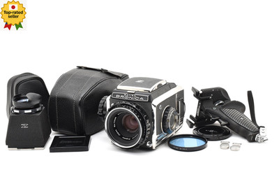 [NEAR MINT] Zenza Bronica S2 Medium Format Camera Nikkor-P 75mm f/2.8 FROM JAPAN