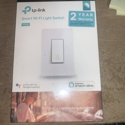 TP-Link HS200 Wi-Fi Smart Light Switch Works W Amazon Alexa & Google Home