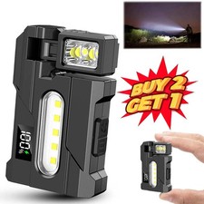 Cob Led Work Light Car Mechanic Usb Rechargeable Flashlight Torch Lamp Magnetic