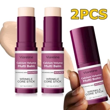 2Pack Calcium Volume Multi Balm, Wrinkle Core Stick, Anti-aging, Hydrating Firm