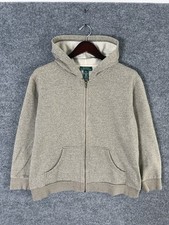 Lauren Ralph Lauren LRL Full Zip Hoodie Womens XL Sweatshirt Polo Y2K 90s Preppy