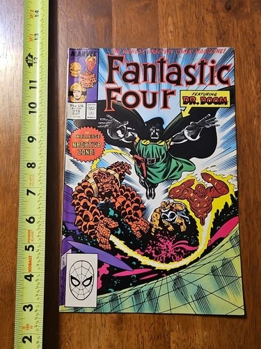 VINTAGE MARVEL COMIC BOOK FANTASTIC FOUR DR DOOM #318 1988