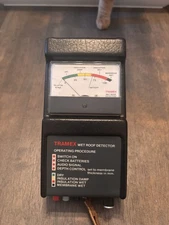 Vintage Tramex Wet Roof Detector with Leather Strap (see Descr)