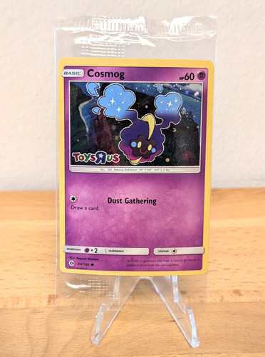 NEW-SEALED ToysRUs Stamped Promo Cosmog Cosmos Foil Holo Psychic Sun Moon Base