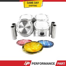 Pistons W Rings For 81-83 Nissan 720 2.2l L4 Sohc 8v