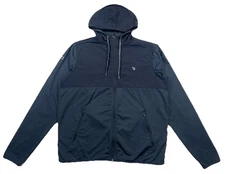 Vuori Sunday Element Jacket Hooded Full Zip Navy Blue Men’s Large (Corp Logo)