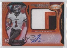 2021 Certified Freshman Fabric Signatures Mirror Orange Jaelon Darden Auto 0ea4