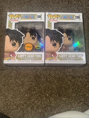 Funko Pop! One Piece Luffy Gear Two-Chase Fundom Exclusive Bundle