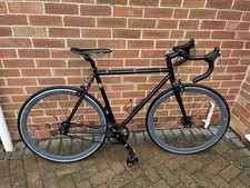 Matt Black State Bicycle company Single Speed Training Bike. Good Condition.