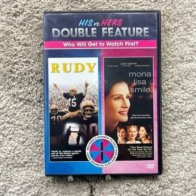 Rudy / Mona Lisa Smile DVD Double Feature 1993/2003 Sean Astin Julia Roberts