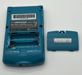 Vintage Nintendo Game Boy Color CGB-001 Teal Original Box, Manual Tested Working