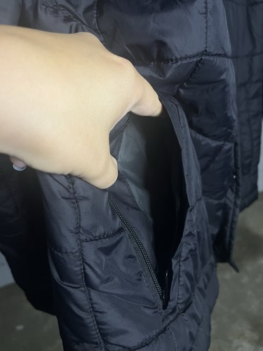 Rip Curl Mens XL Anti Series Quilted Puffer Jacket Black Lightweight - Picture 10 of 15