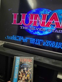 Lunar: The Silver Star (Sega CD, 1993) Full Art version [Working][Tested]